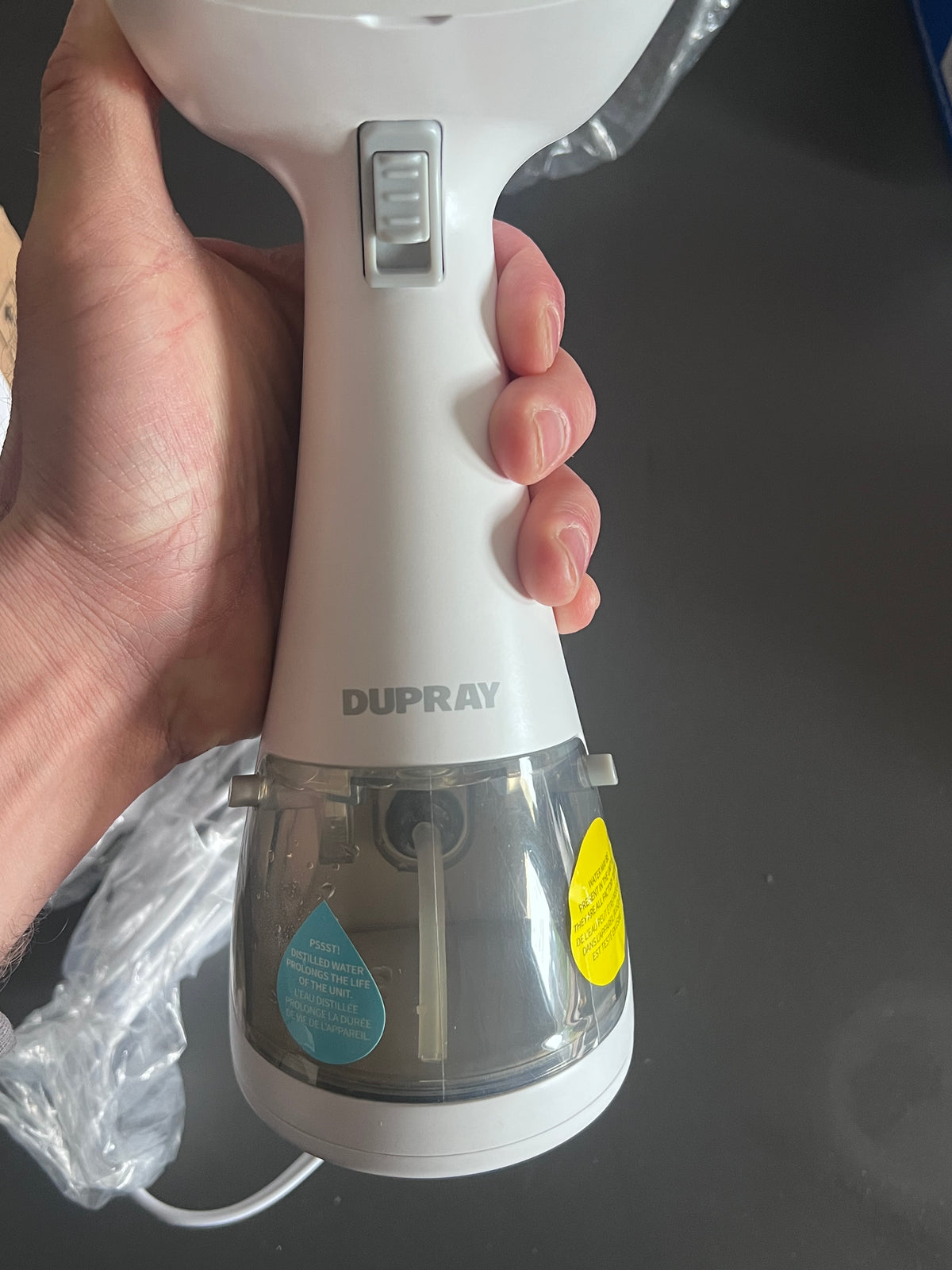 Dupray Voilà! Dampfglätter – 1200 W, 200 ml, Weiß