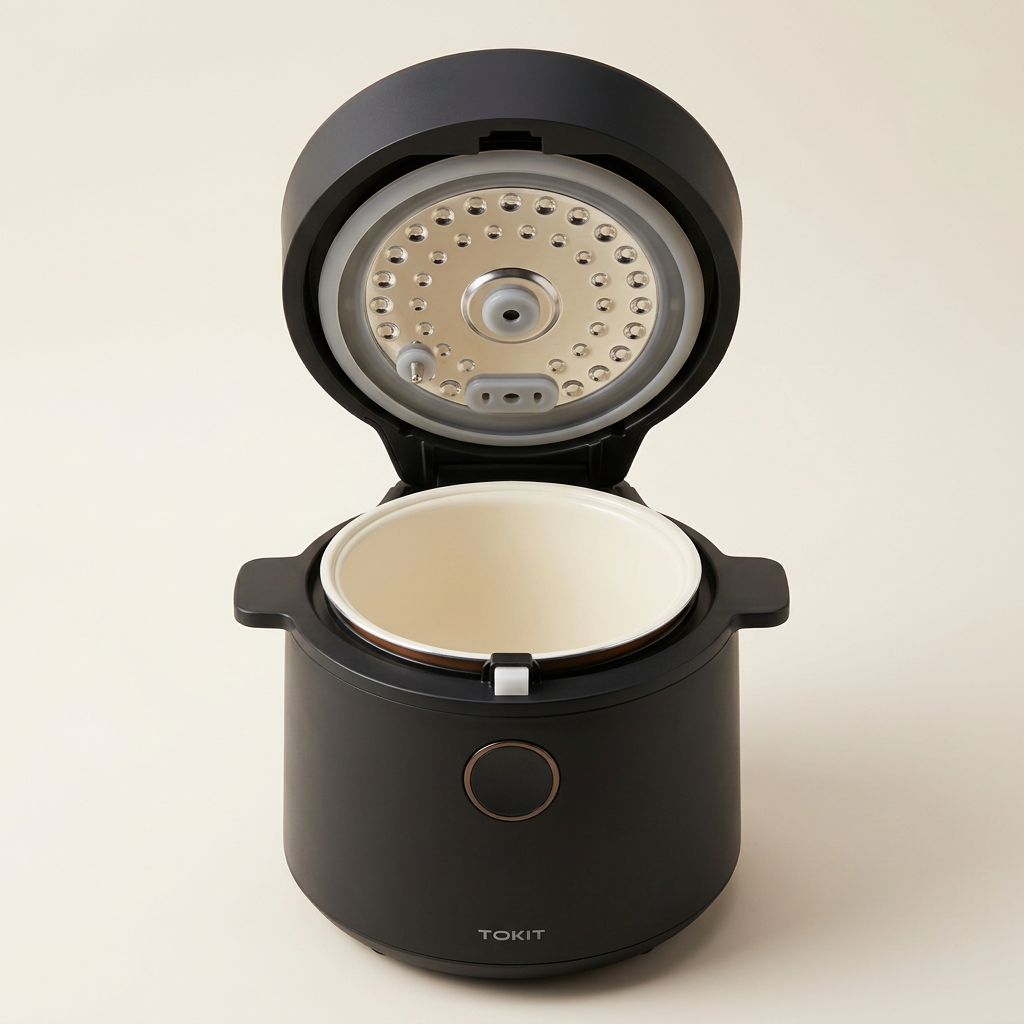 TOKIT R1 Mini-Reiskocher – 1,5 L, 350 W, Schwarz