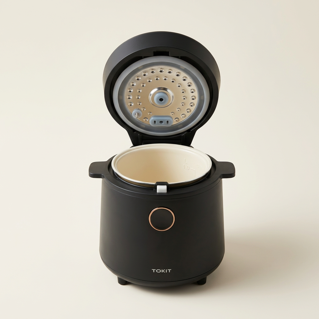 TOKIT R1 Mini-Reiskocher – 1,5 L, 350 W, Schwarz